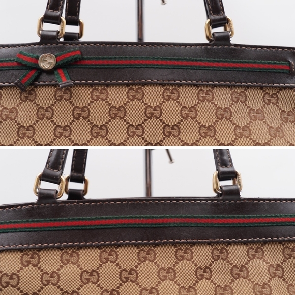 ❌️❌️SOLD❌️❌️CB18 ❤️ Gucci GG Canvas Mayfair Tote - Picture 5 of 15